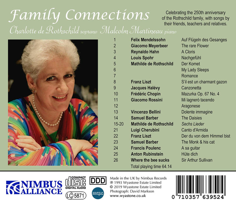 Charlotte De Rothschild / Malcolm Martineau - Family Connections;