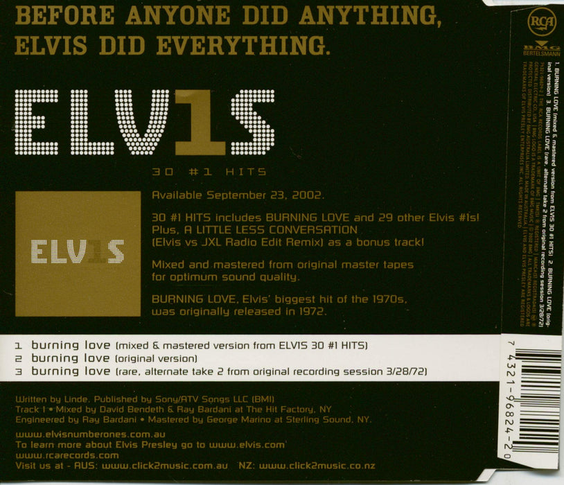 Elvis Presley - Burning Love;