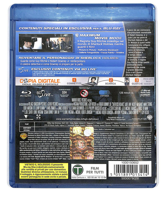 SHERLOCK HOLMES (COMBO-PACK BD+DVD)