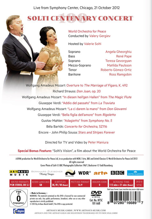 Solti Centenary Concert;