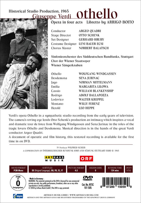 Giuseppe Verdi - Othello;