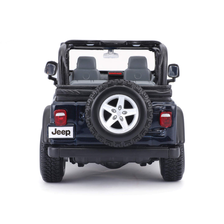 Maisto: Jeep Wrangler Rubicon 1:24 (Blu / Cachi);