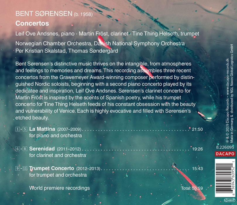 Bent Sorensen - Concertos;