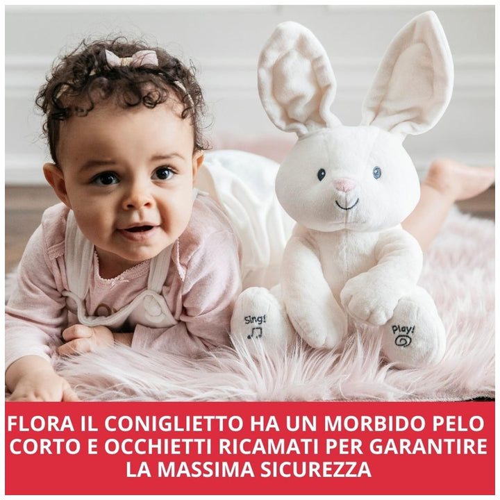 Gund: Spin Master - Flora Coniglietto Interattivo Parlante;