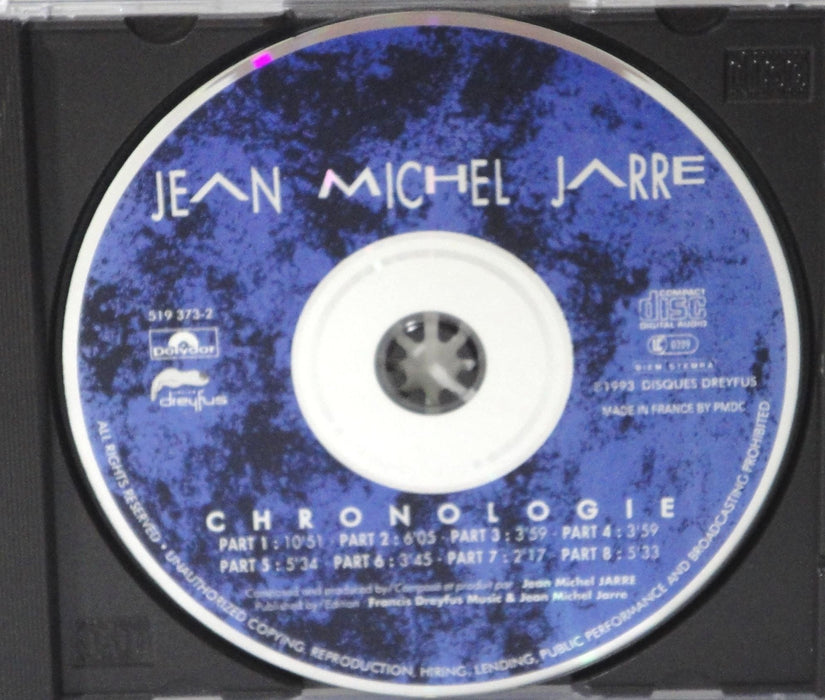Jean-Michel Jarre - Chronologie;