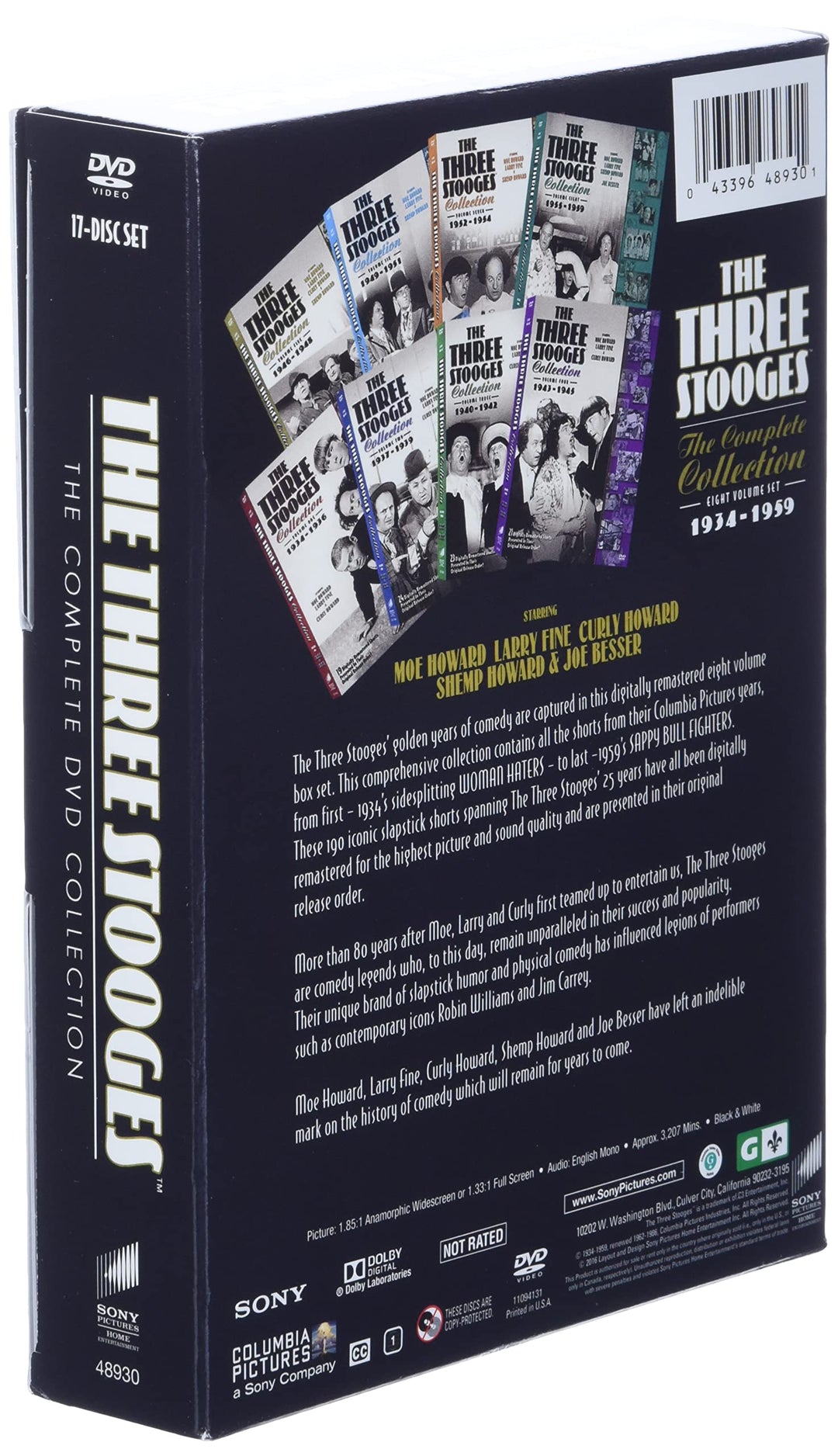 Three Stooges Collection: Complete Set 1934-1959 [Edizione: Stati Uniti];