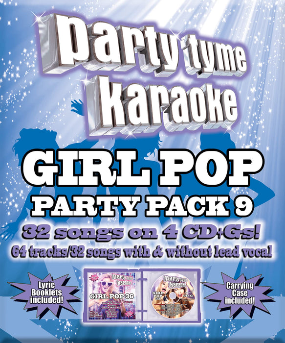 Party Tyme Karaoke: Girl Pop Party Pack 9 / Various (4 Cd);