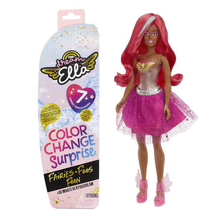 Dream Ella: Color Change Doll - Pink;