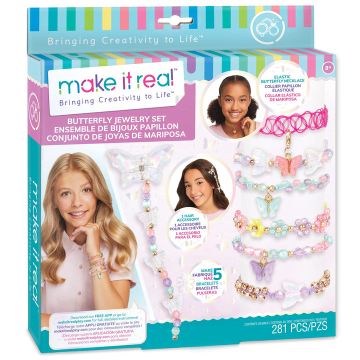 Make It Real: Set Gioielli Con Farfalle;