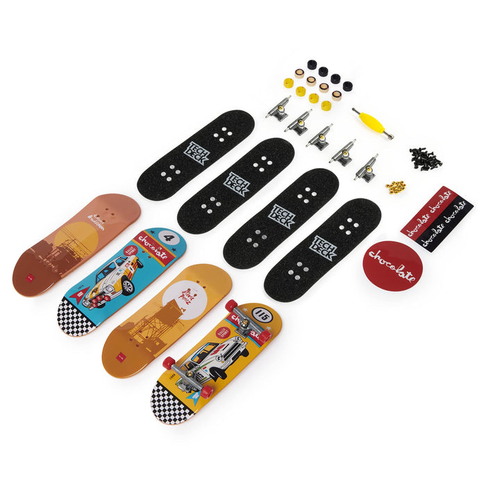 Spin Master: Tech Deck - Deluxe Pack of 4 Skates;