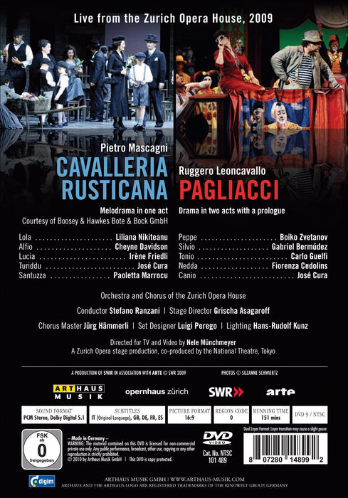 Pietro Mascagni / Ruggero Leoncavallo - Cavalleria Rusticana / Pagliacci;
