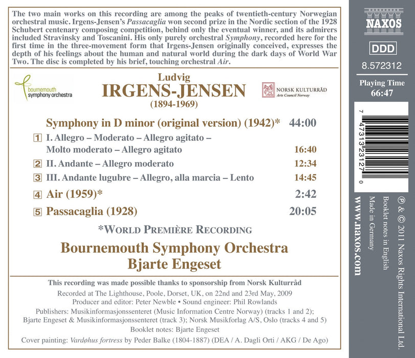 Ludvig Irgens-Jensen - Symphony In D Minor, Passacaglia;