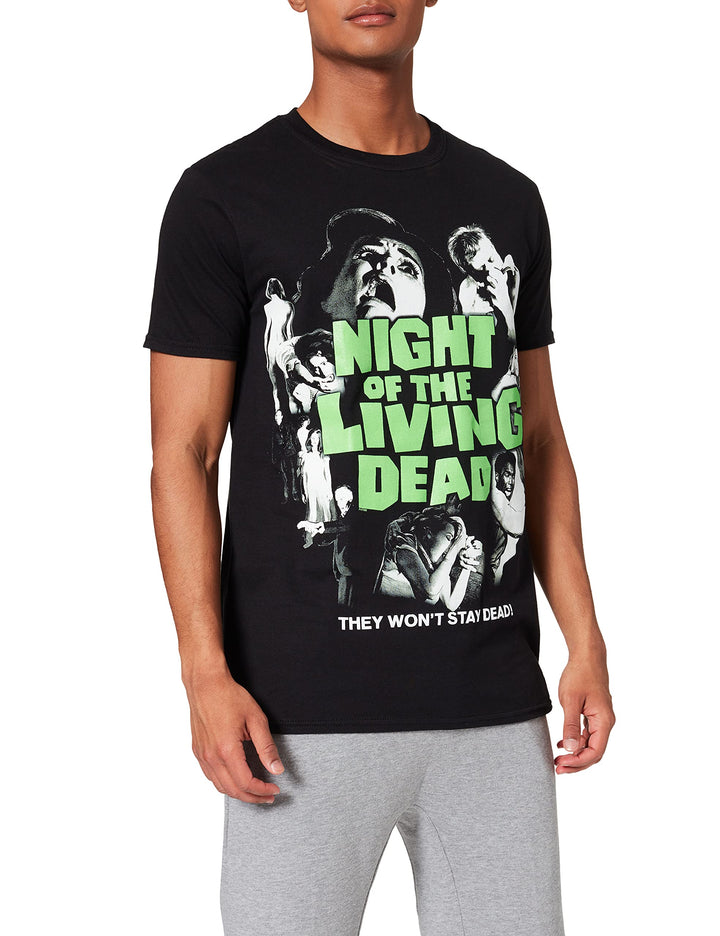 Night Of The Living Dead: Poster (T-Shirt Unisex Tg. M);