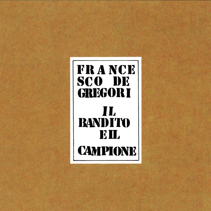 Francesco De Gregori - Il Bandito E Il Campione (Cd Silver);