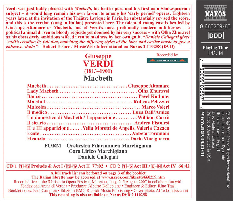 Giuseppe Verdi - Macbeth (2 CDs);