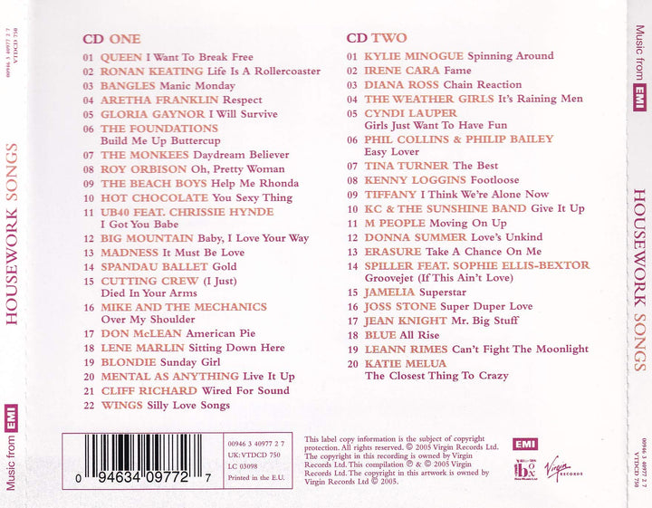 Housework Songs / Various (2 CDs);