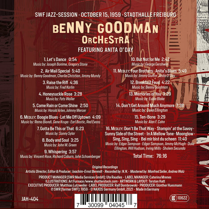 Benny Goodman Orchestra / Anita O'Day - Benny Goodman Orchestra Feat. Anita O'Day;