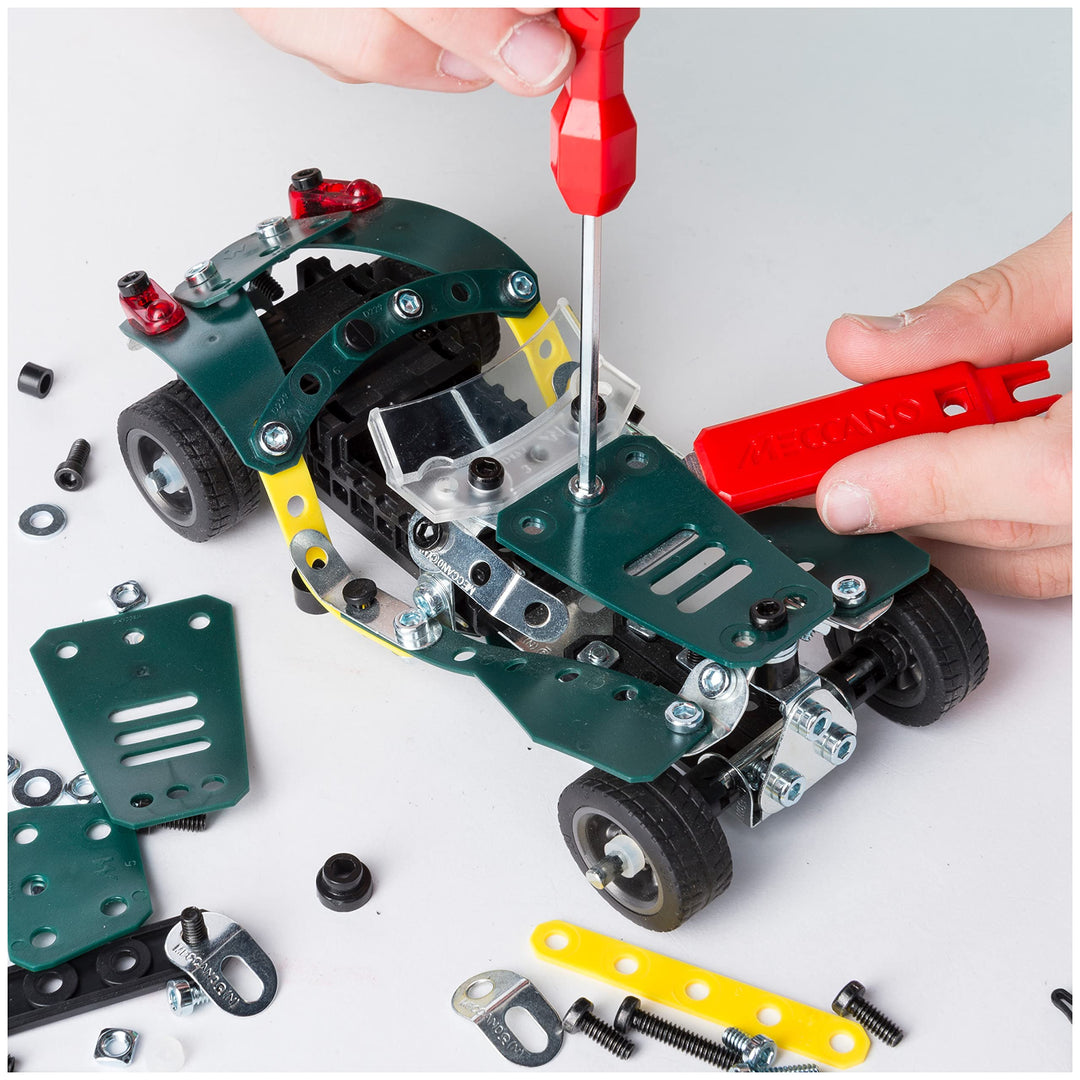 Meccano: Spin Master - Multi Modello Da 5 - Macchina Da Corsa;