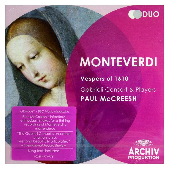 Claudio Monteverdi - Vespers Of 1610 (2 CDs);