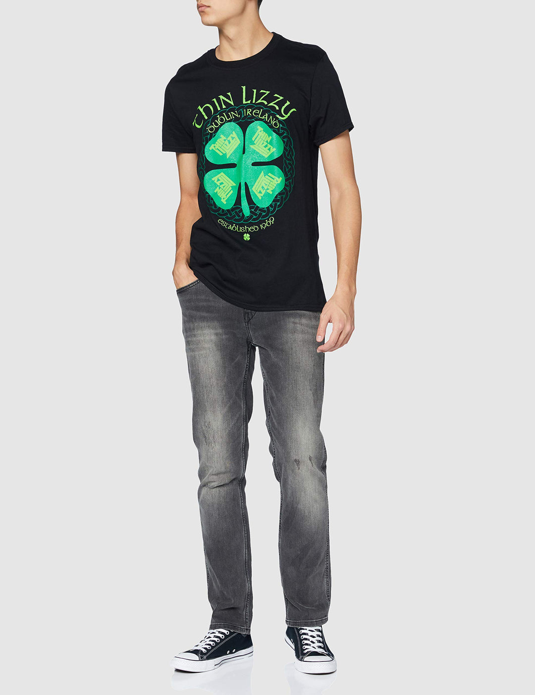 Thin Lizzy: Four Leaf Clover (T-Shirt Unisex Tg. M);