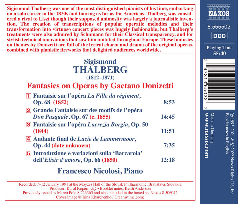 Sigismond Thalberg - Fantasies On Operas By Donizetti;
