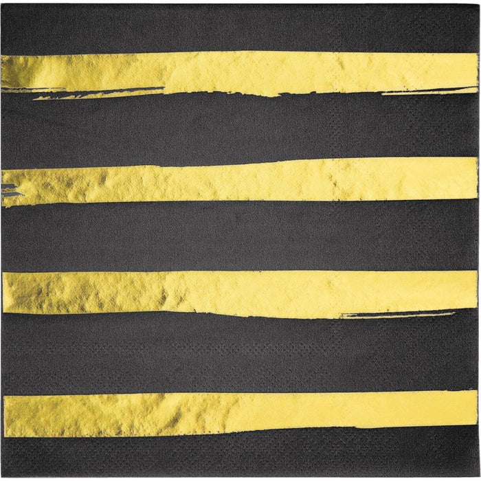 Creative Converting: Ln 12/16Ct 3P Bl Velvet Foil Stmp Qs;