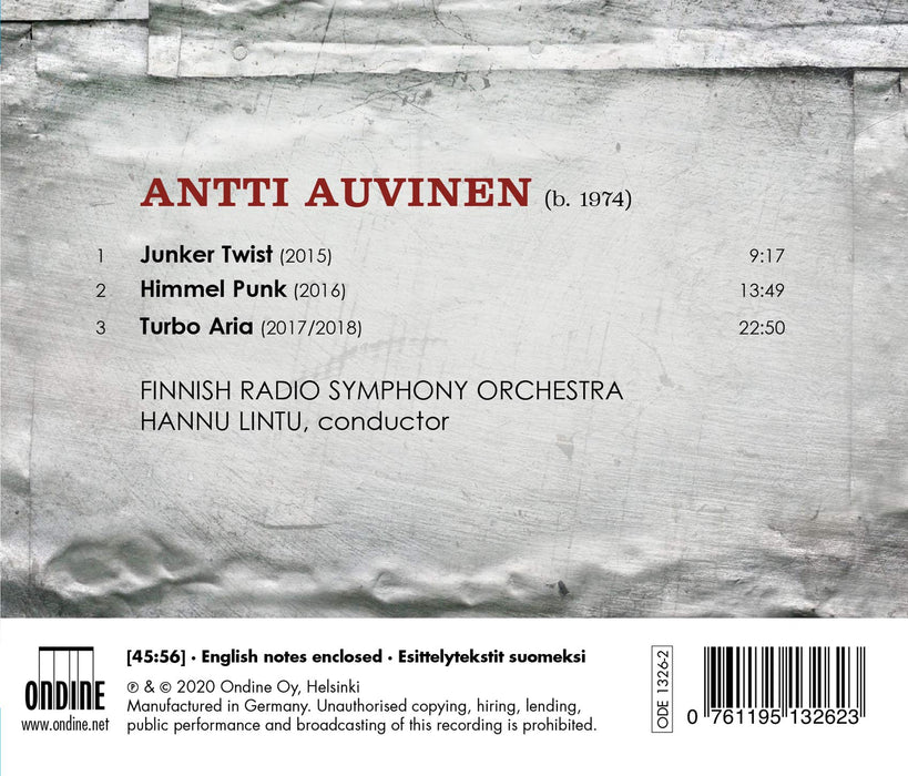 Antti Auvinen - Junker Twist Himmel Punk Turbo Aria;
