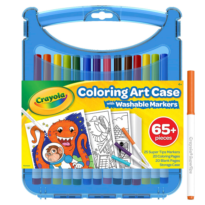 Crayola: Supertip Washable Marker Case Set;