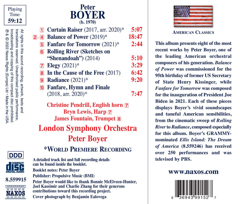 Peter Boyer - Orchestral Works;