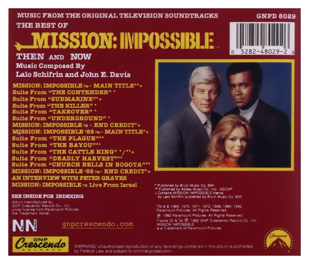 Lalo Schifrin / John E. Davis - Best Of Mission Impossible;