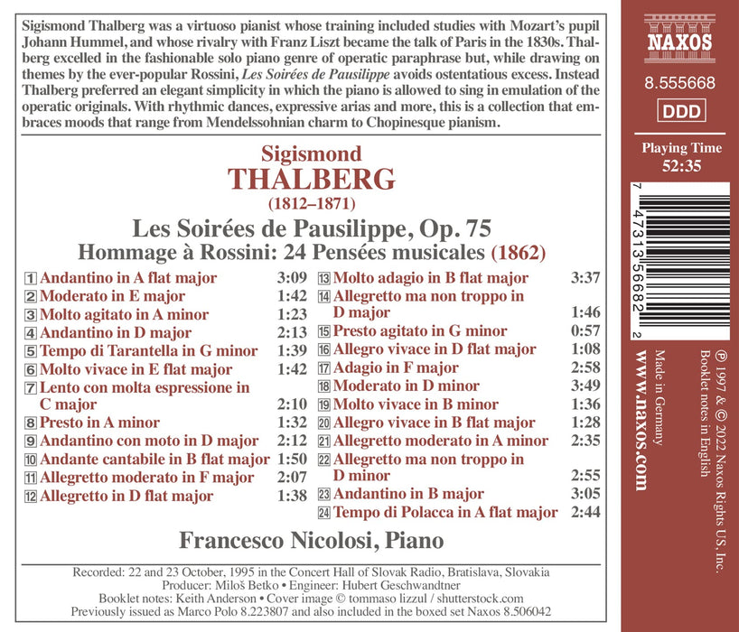 Sigismond Thalberg - Les Soirees De Pausilippe;