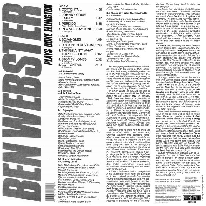 Ben Webster - Ben Webster Plays Duke Ellington;