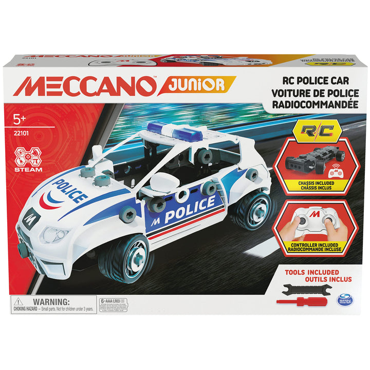 Meccano: Spin Master - Junior - Radiocomando Auto Della Polizia;