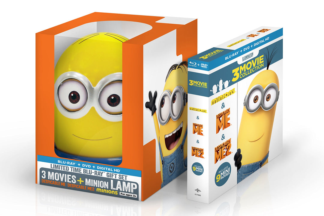 Despicable Me 3 Movie Collection With Minion Lamp [Edition: United States];