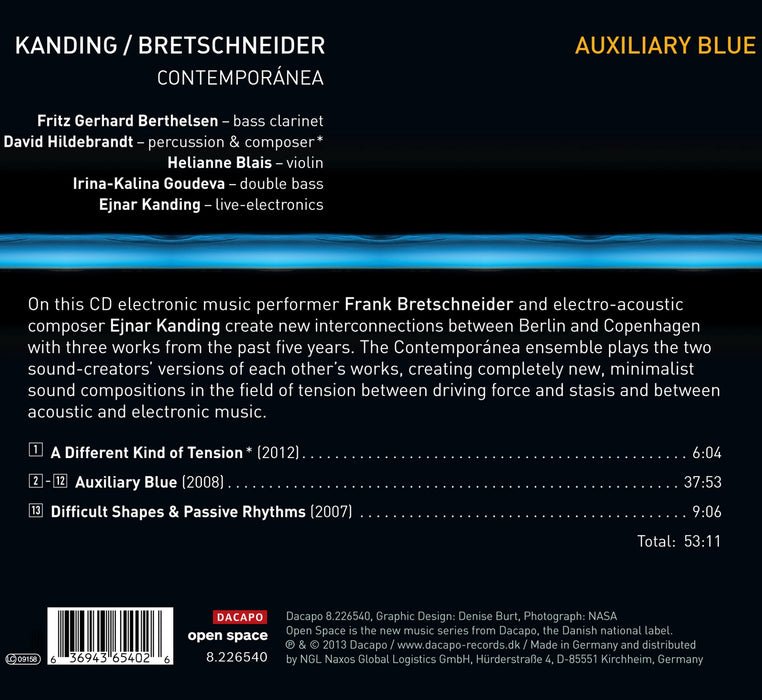 Ejnar Kanding / Frank Bretschneider - Auxiliary Blue;
