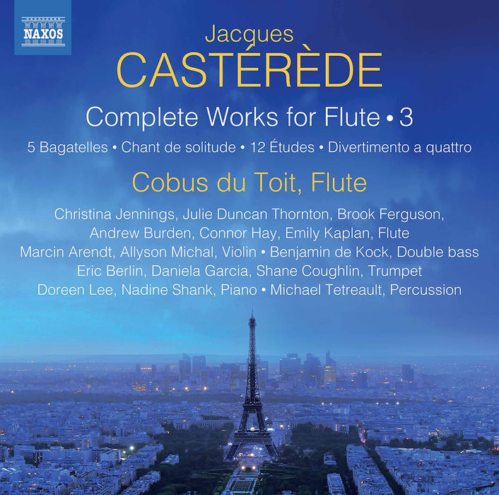 Jacques Casterede - Complete Works For Flute, Vol.3;