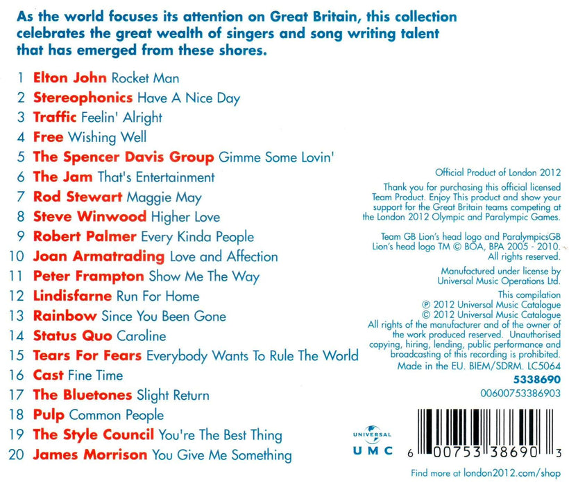 Great British Winners: A Celebration Of British Songs And Songwriters / Various;