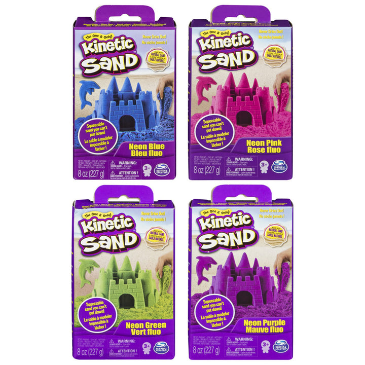 Kinetic Sand: Spin Master - Confezione Base 220 Grammi Sabbia (Assortimento);