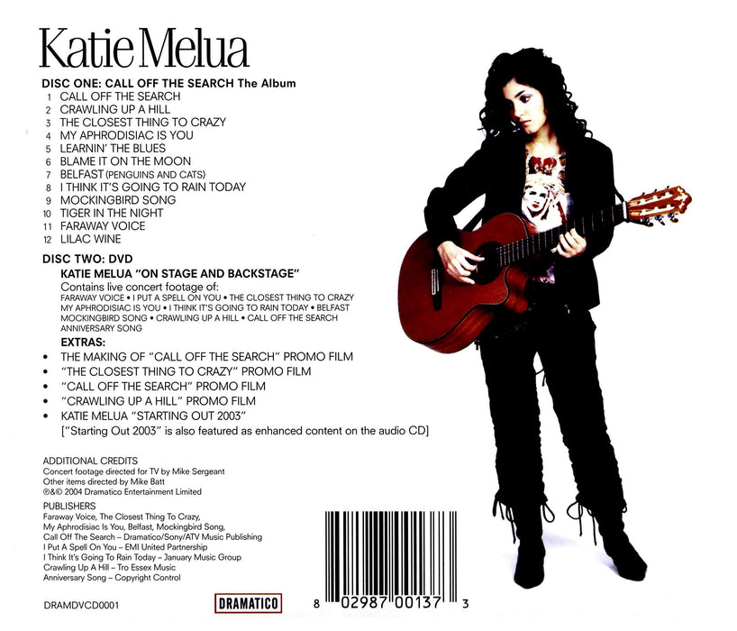 Katie Melua - Call Off The Search (Special  Bomus Edition) (Cd+Dvd);