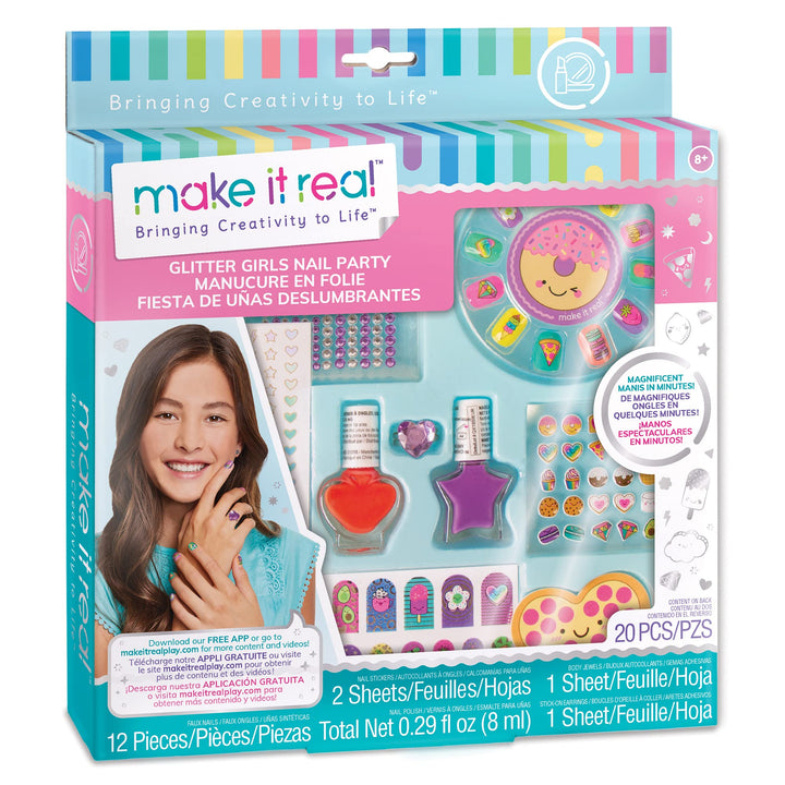 Make It Real: Nail Party: Festa Smalti Glitter;