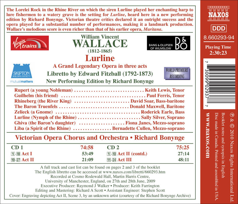 William Vincent Wallace - Lurline (2 CDs);