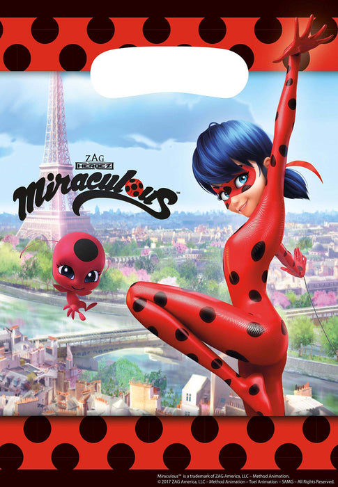 Miraculous: Amscan - 8 Partytuten "Miraculous" S;
