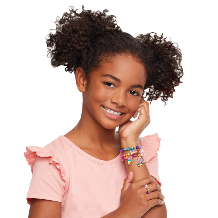 Make It Real: Rainbow Pearl Bracelets;