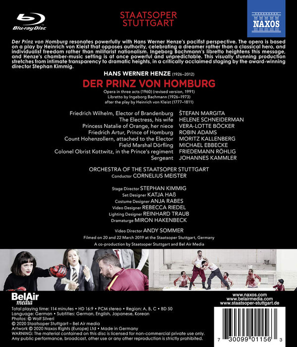 Hans Werner Henze - Der Prinz Von Homburg;