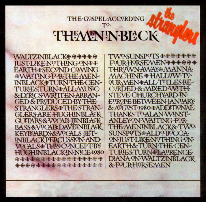 Stranglers (The) - The Gospel According To The Meninblack;