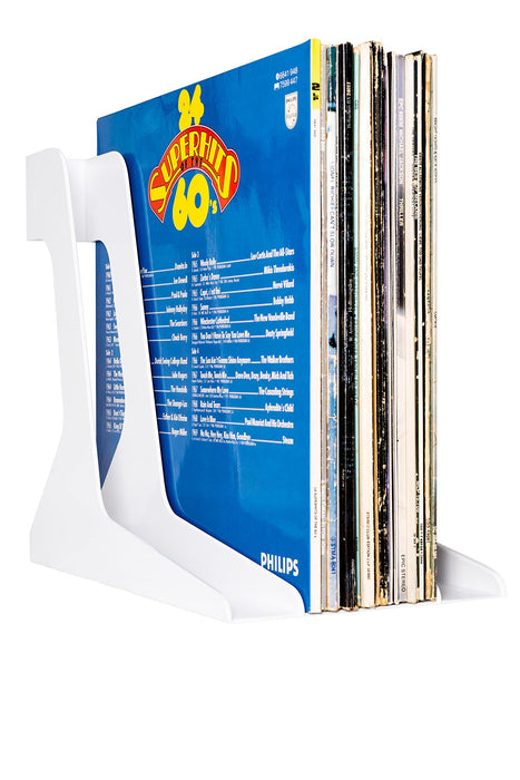 Vinyl Accessories: Audio Anatomy - Music Protection - Stand - Rack Supporto Per Vinili Bianco