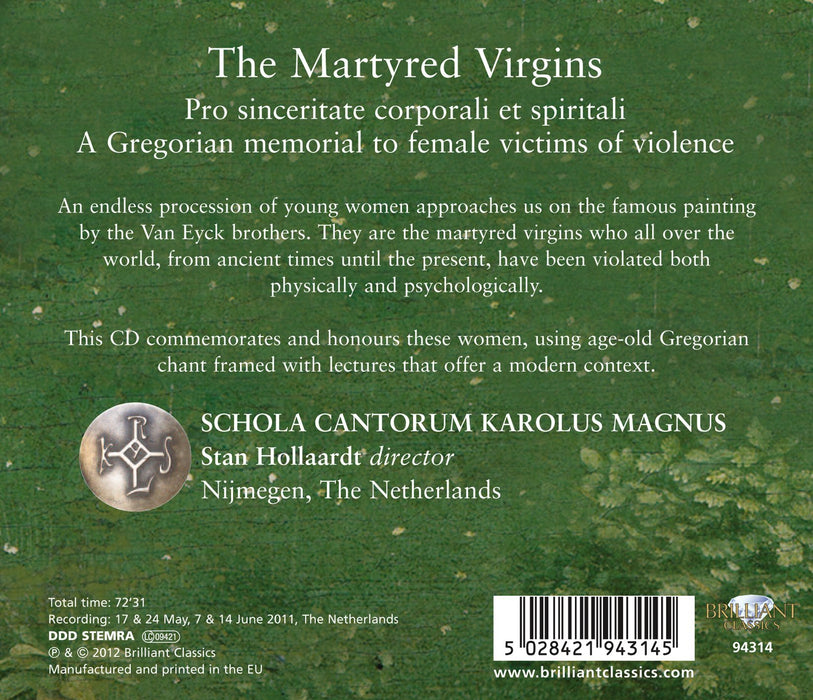 Schola Cantorium Karolus - Martyred Virgins (The);