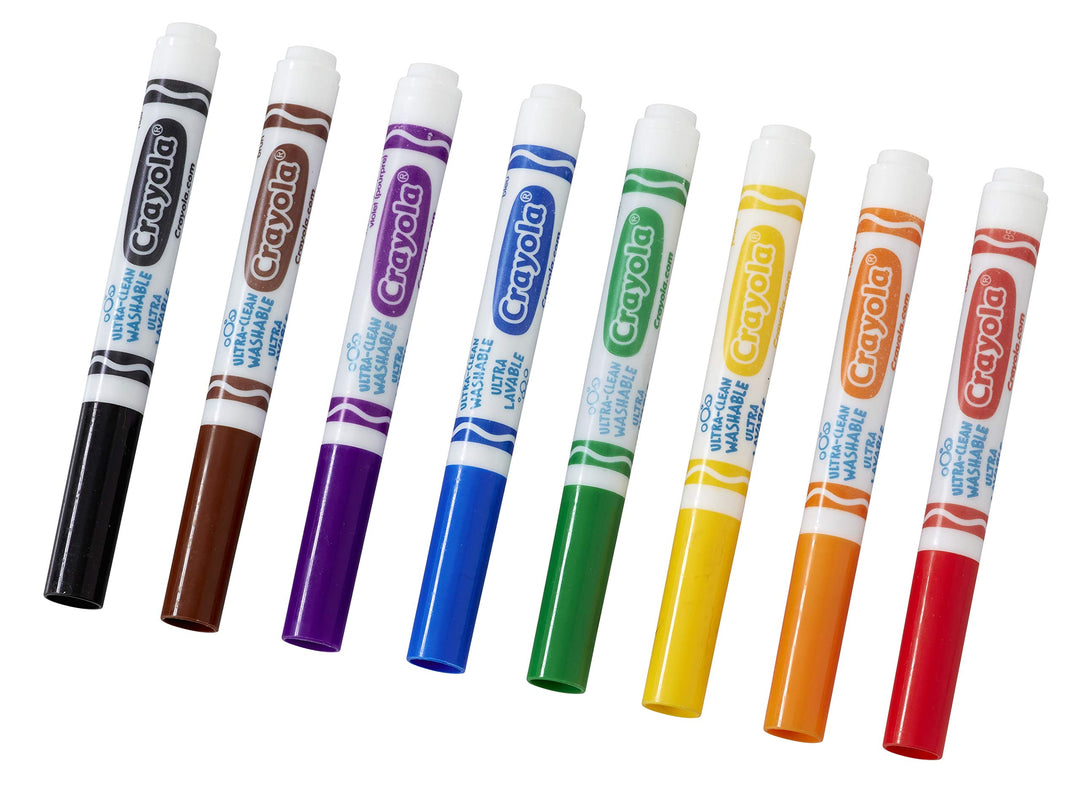 Crayola: Very Washable - 8 Ultra Washable Maxi Tip Markers;