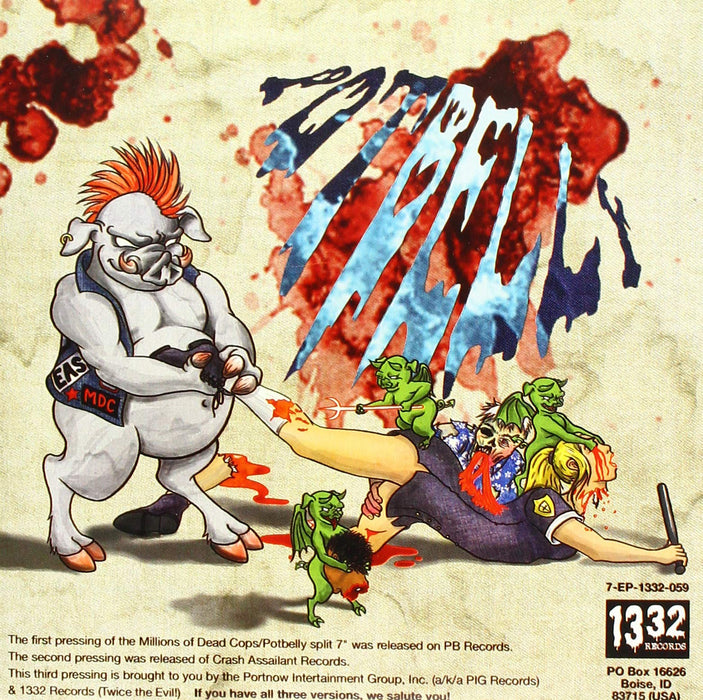 Mdc / Potbelly - Zombie Love (7");