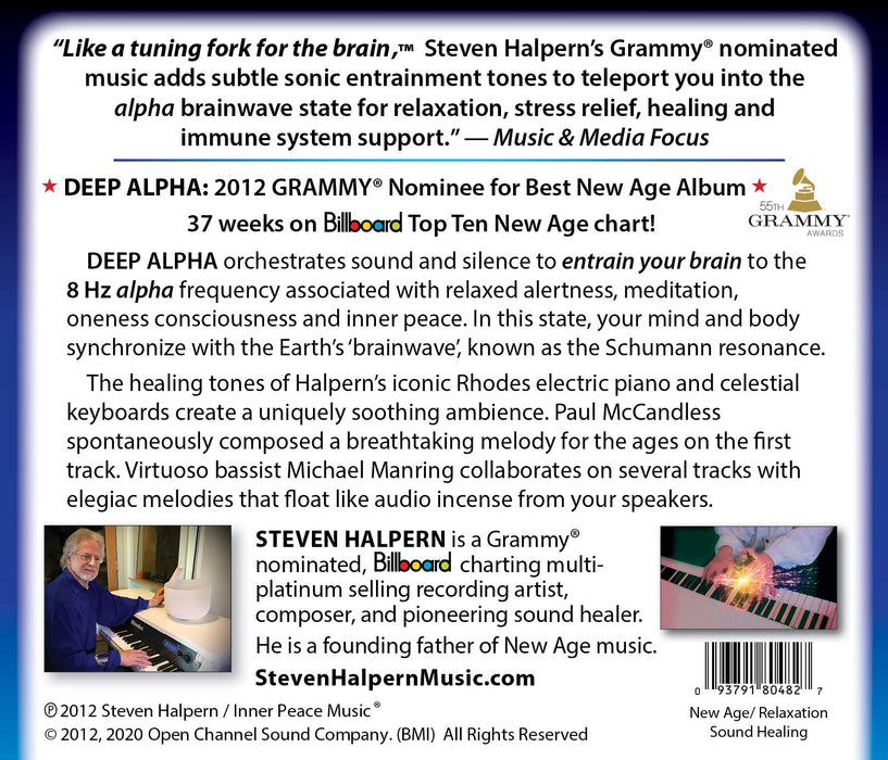 Steven Halpern - Deep Alpha: Brainwave Entrainment For Meditation And Healing;